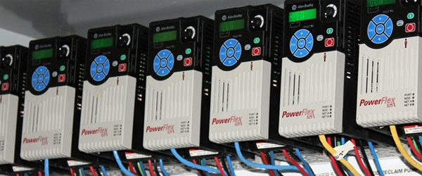 Six Allen-Bradley PowerFlex 525 Six Allen-Bradley PowerFlex 525