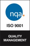 NQA 1SO9001 Quality Management Logo, of which Routeco have accreditation